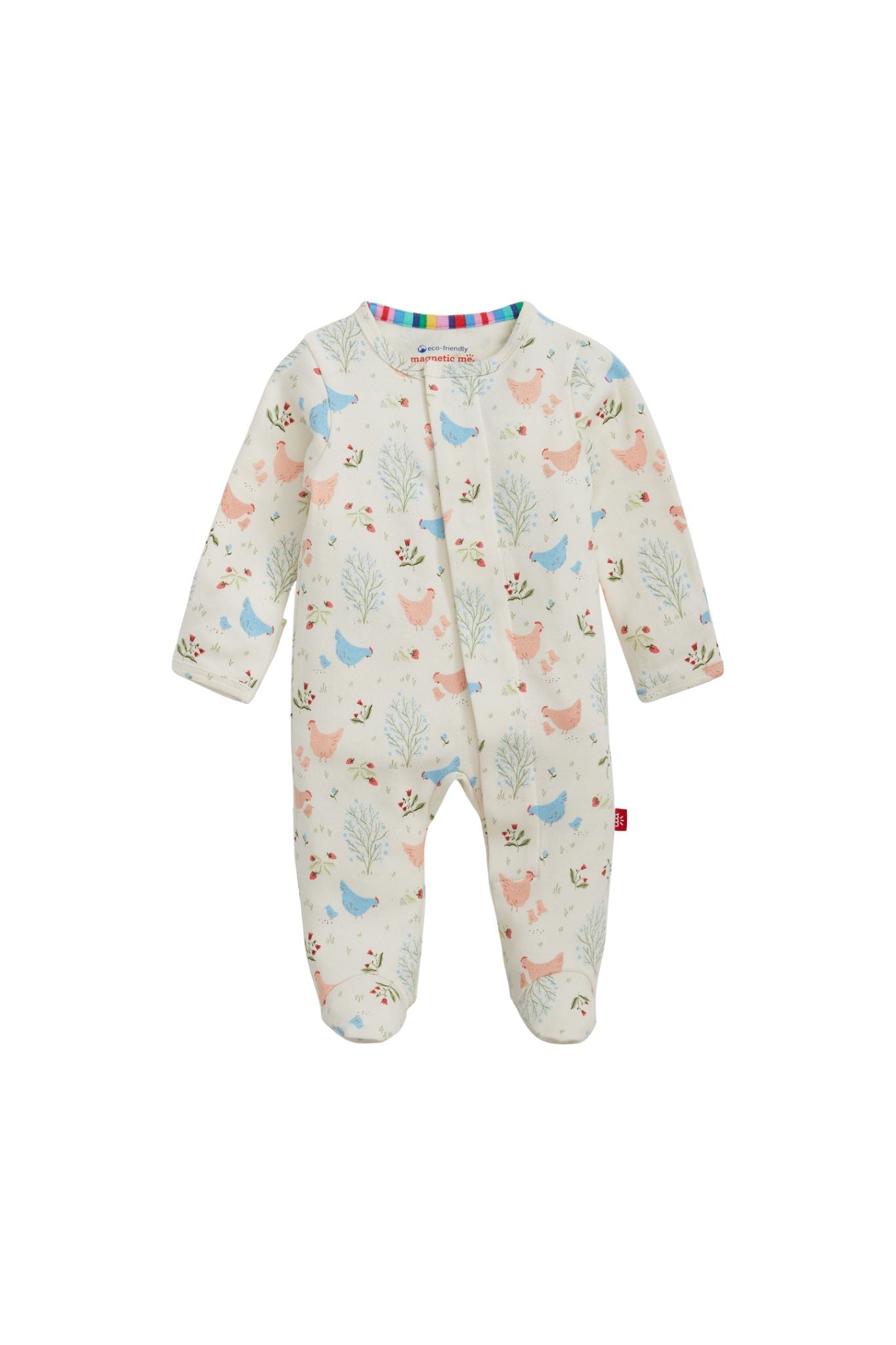 Chicken Tender Organic Footie (Baby Girl)