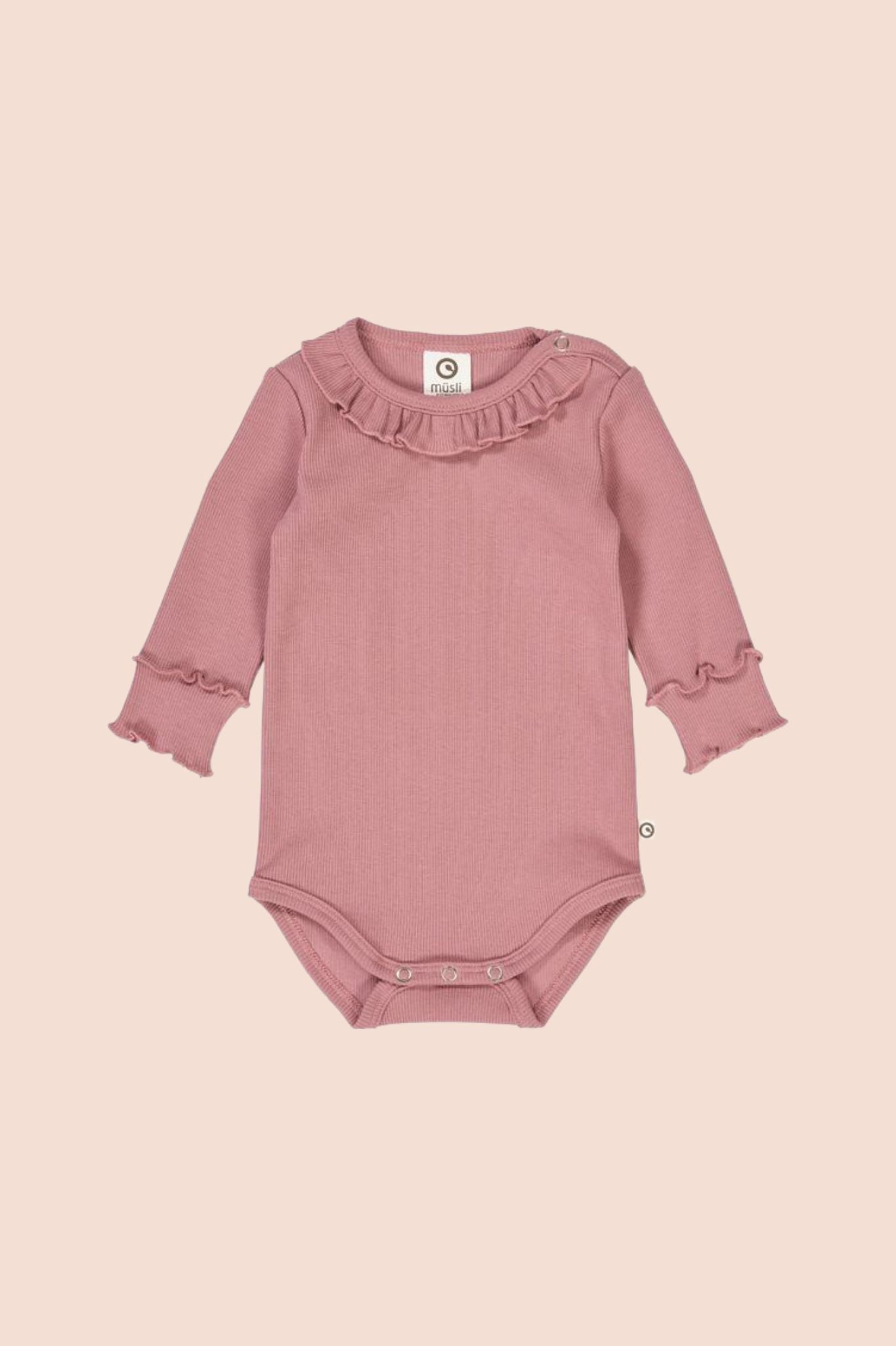 Nostalgia Rose Frill Onesie (Baby Girl)