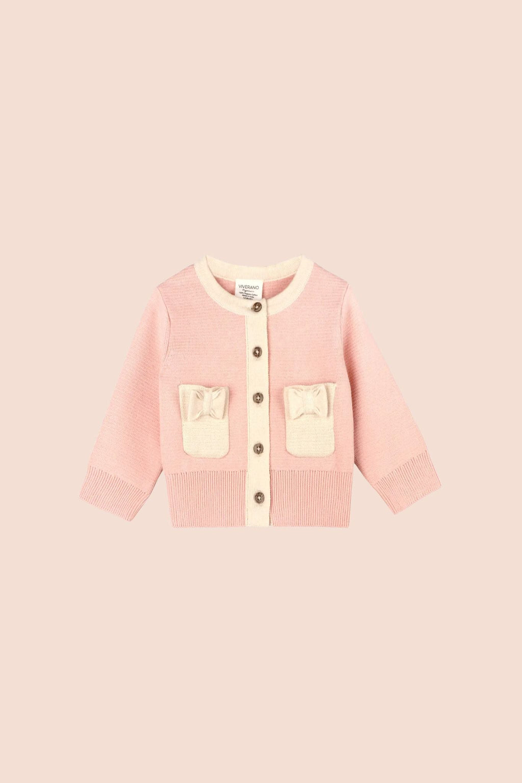 Rosewood Pink Knit Cardigan (Baby Girl)