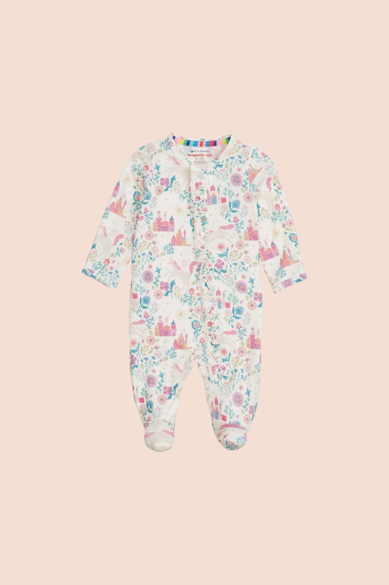 Tail of Magic Ruffle Footie (Baby Girl)