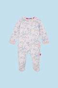 Emily Modal Ruffle Footie (Baby Girl)