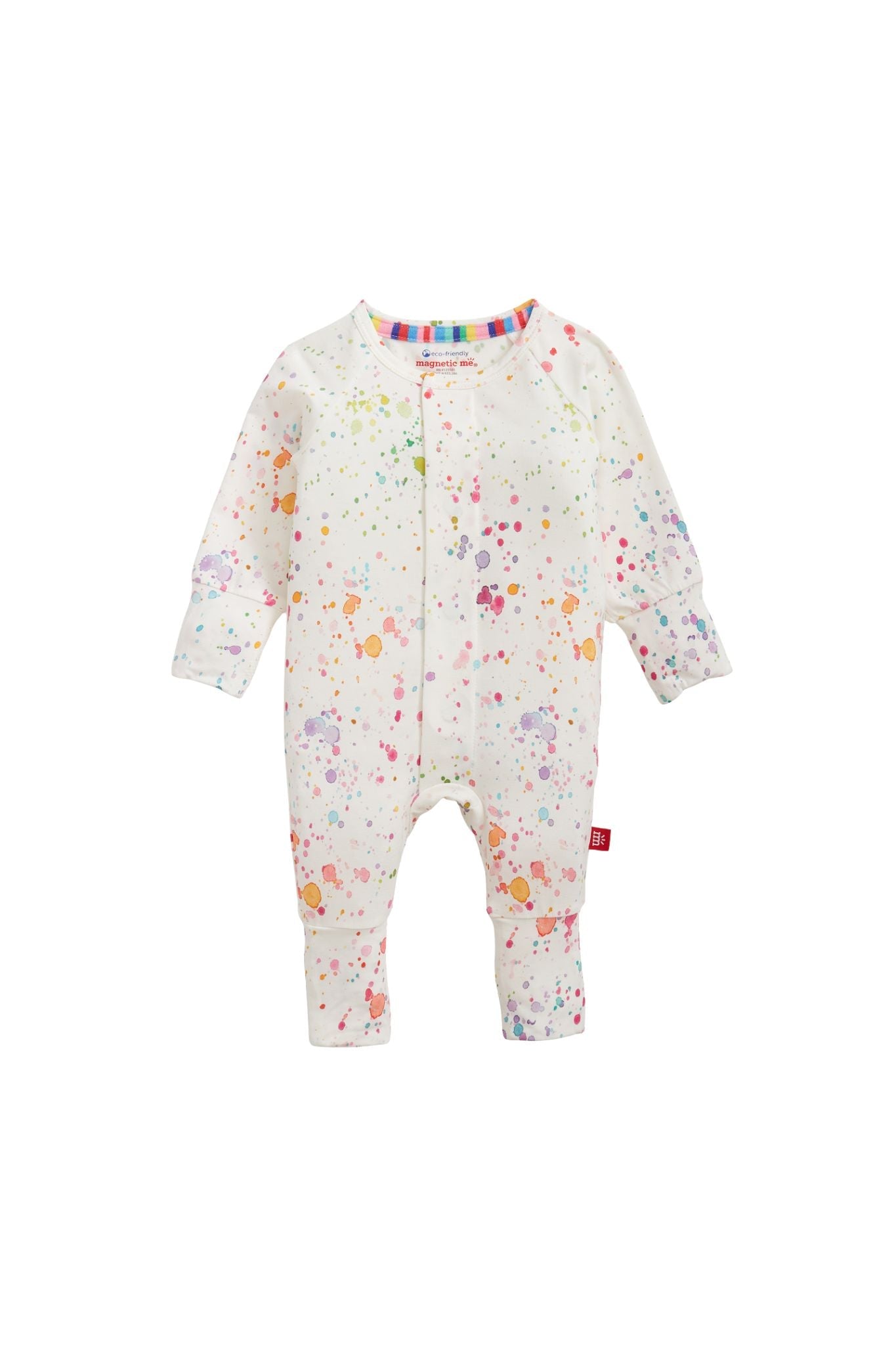 Happy Holi Hues Coverall (Baby Girl)
