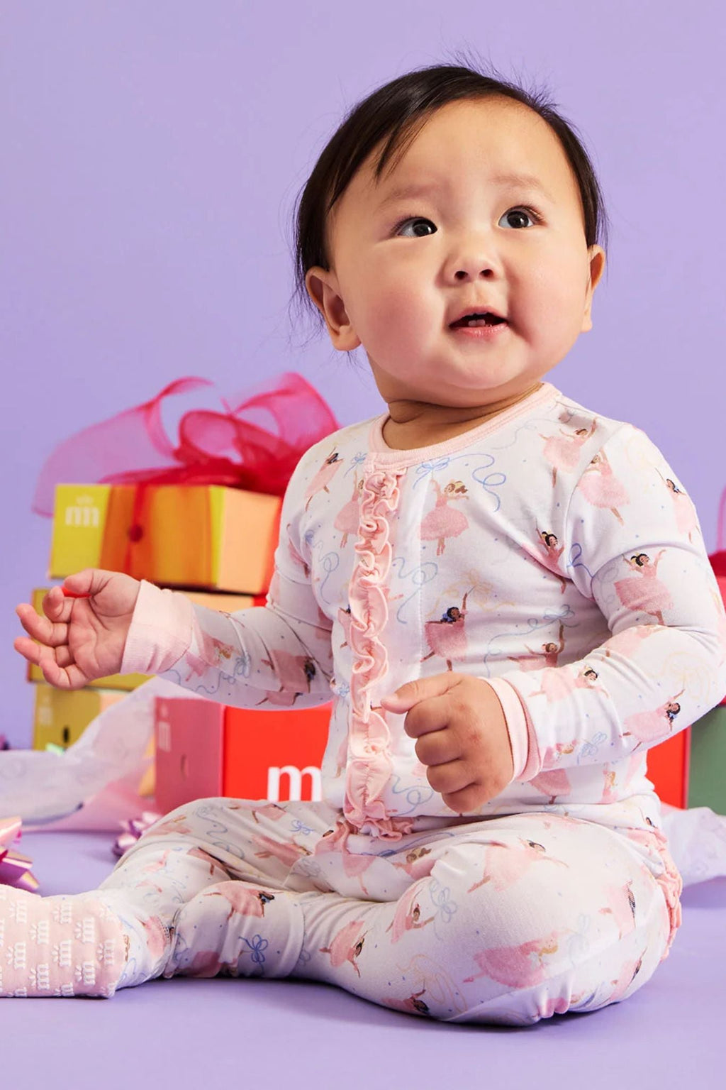 Pretty Plies Modal Footie (Baby Girl)