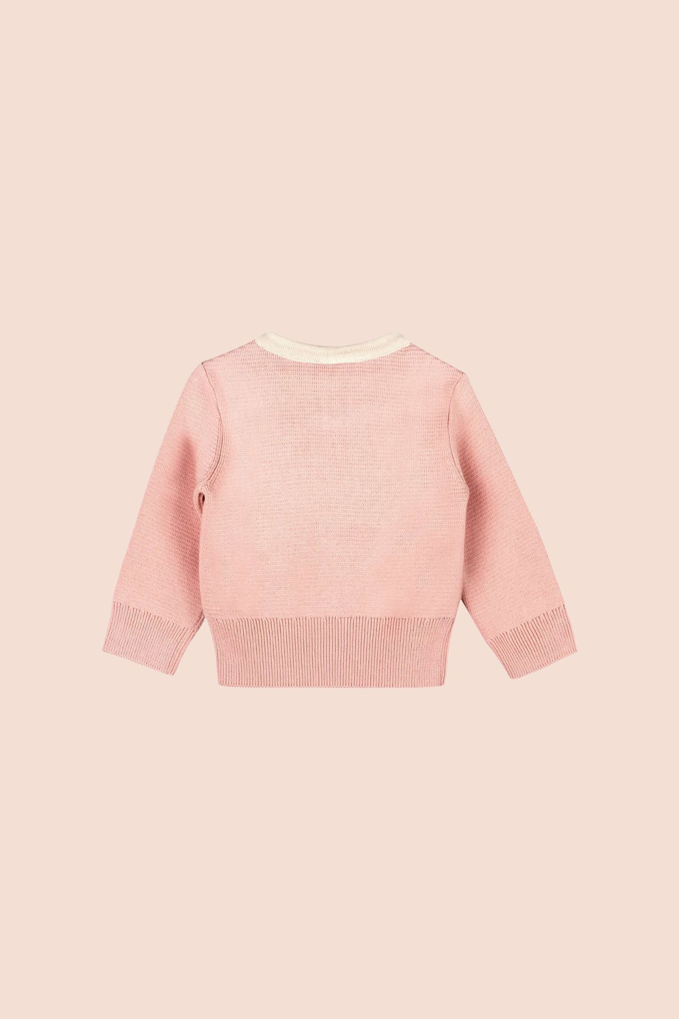 Rosewood Pink Knit Cardigan (Baby Girl)
