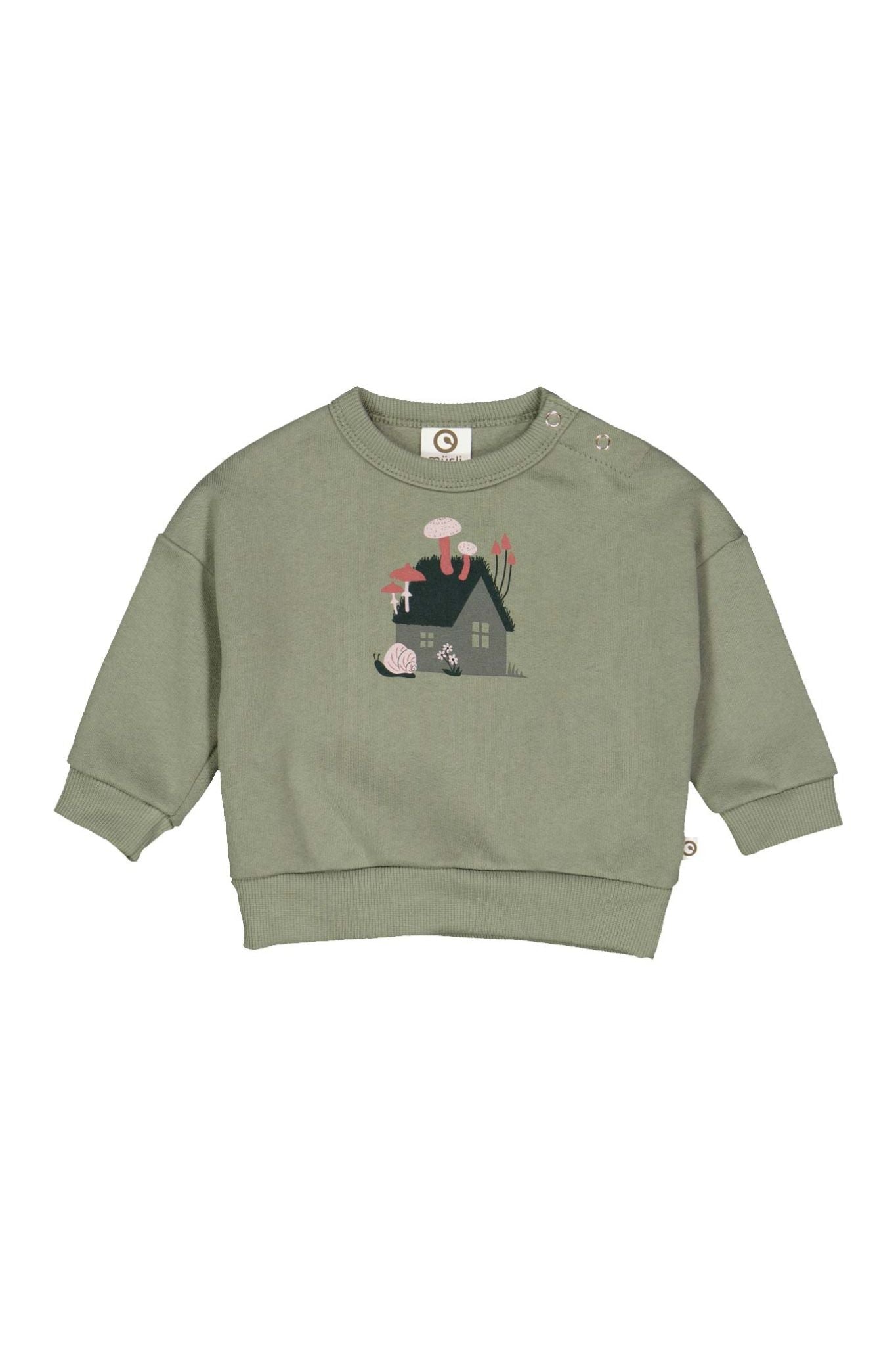 Poetry Green Botany Sweatshirt (Baby Girl)