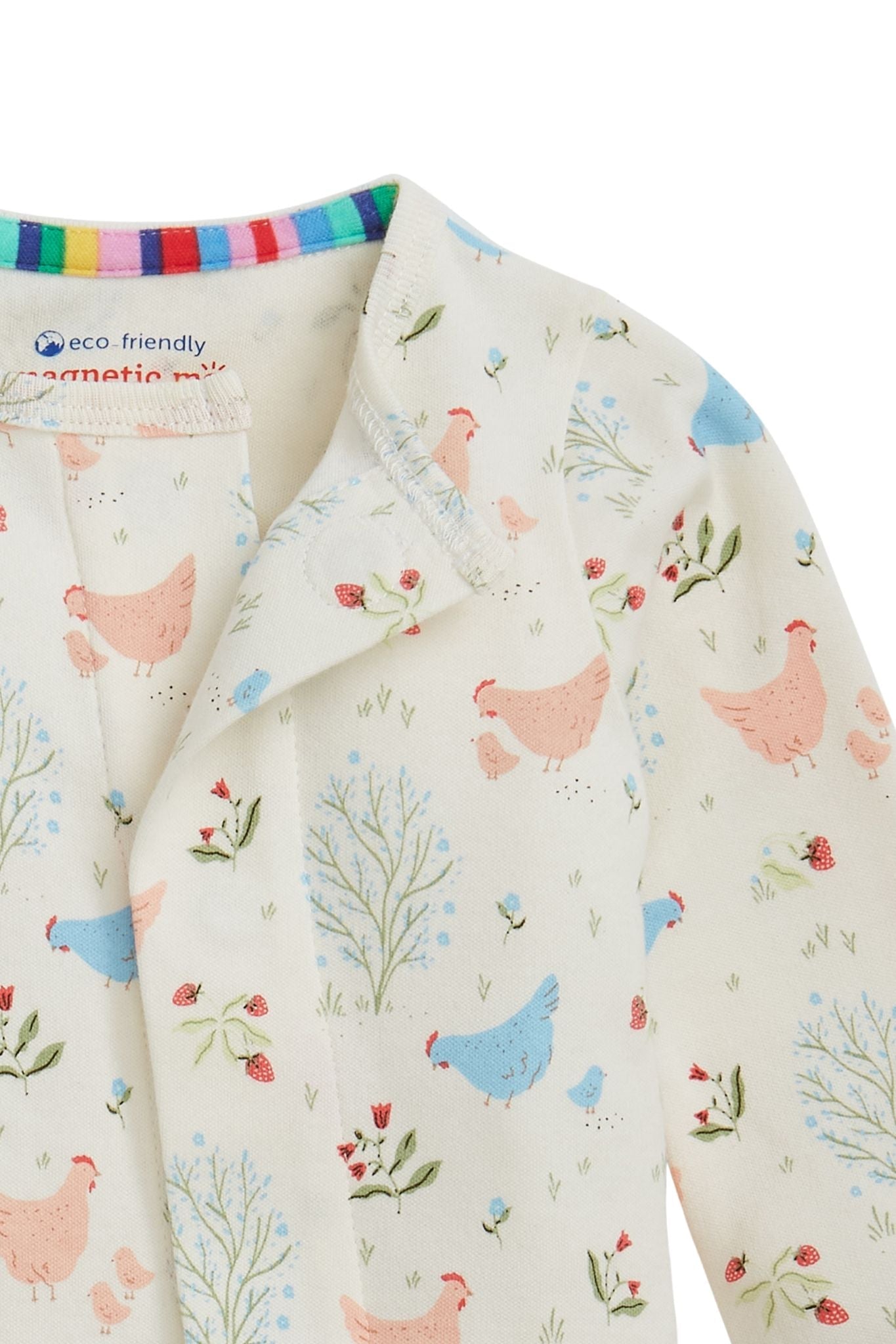 Chicken Tender Organic Footie (Baby Girl)