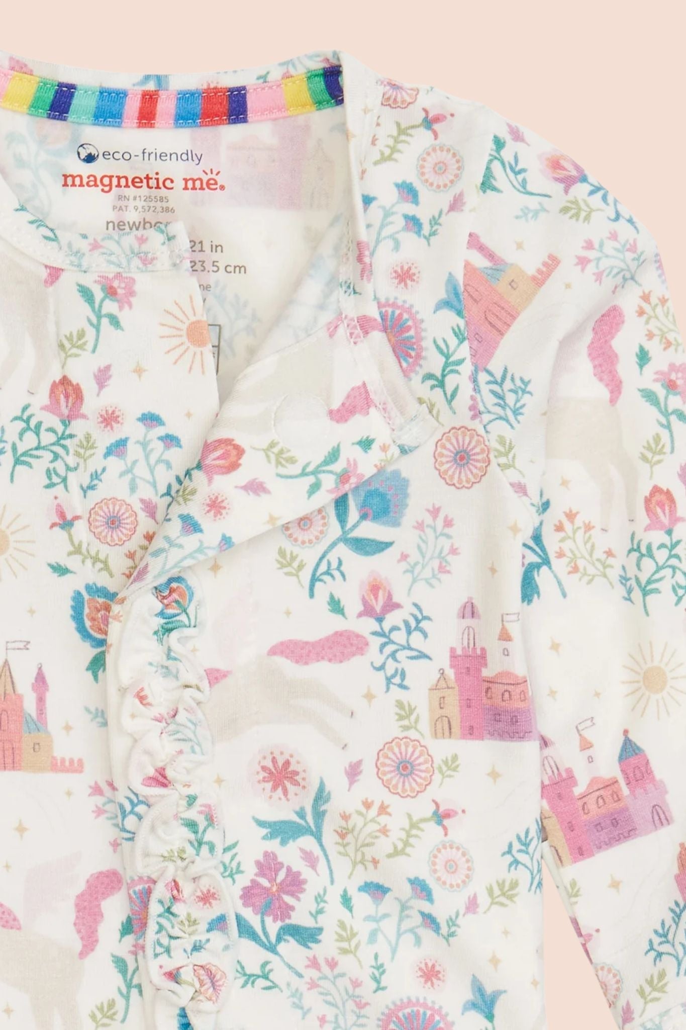 Tail of Magic Ruffle Footie (Baby Girl)