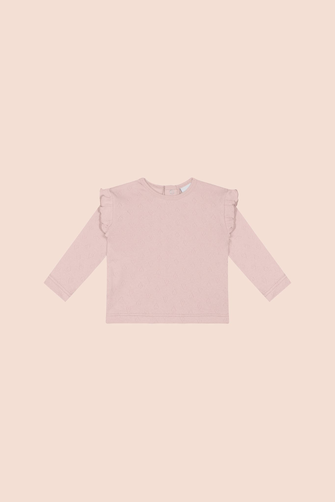 Jacquard Pretty in Bows Ruffled Top (Baby Girl)