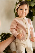 Rosewood Pink Knit Cardigan (Baby Girl)