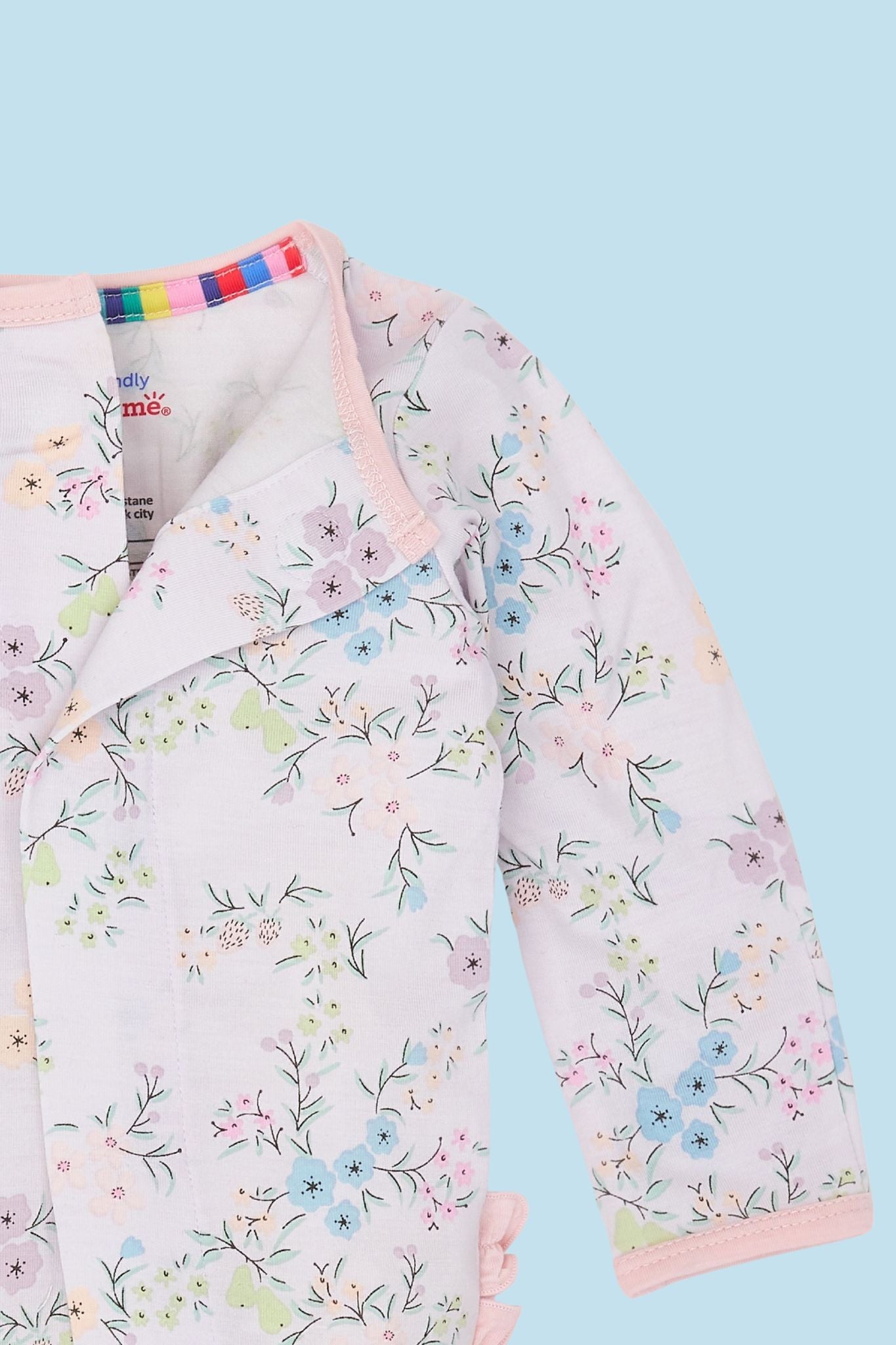 Emily Modal Ruffle Footie (Baby Girl)