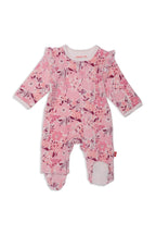 Chloe Velour Magnetic Footie (Baby Girl)