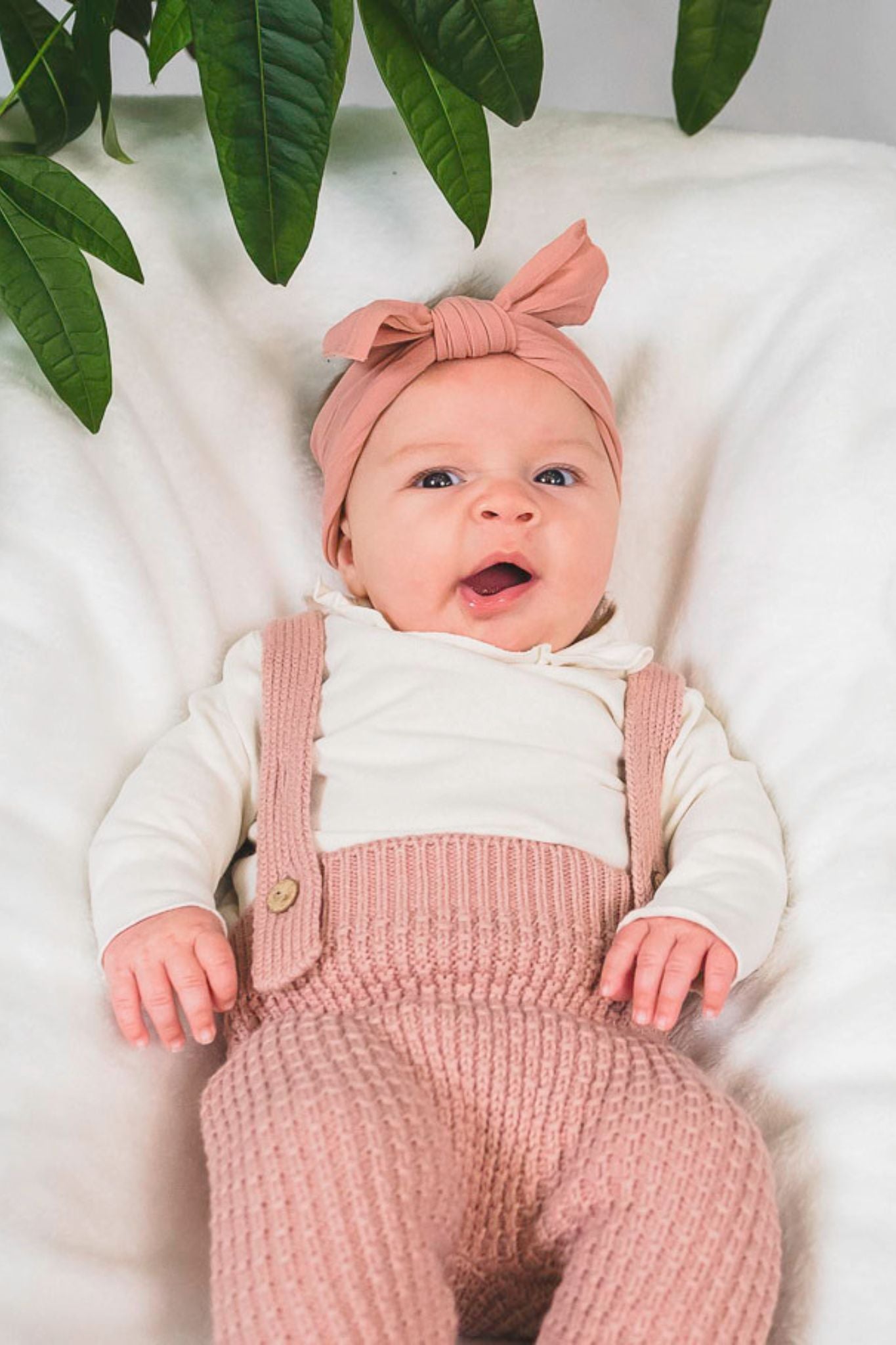 White Collared Long Sleeve Shirt (Baby Girl)