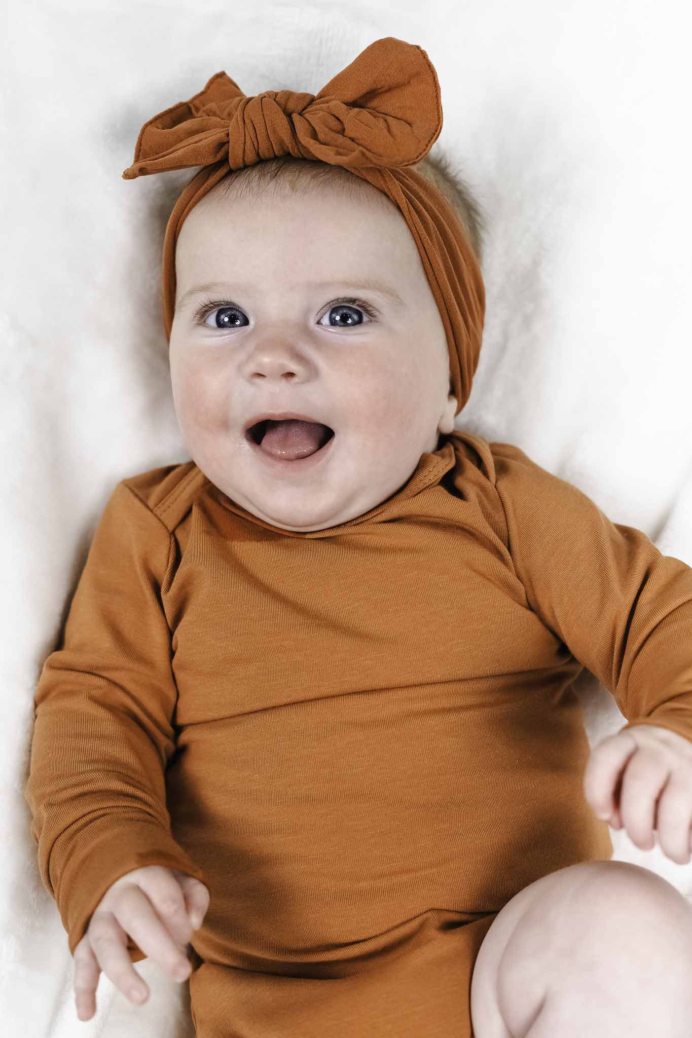 Clay Cozy Me Onesie (Baby Girl)