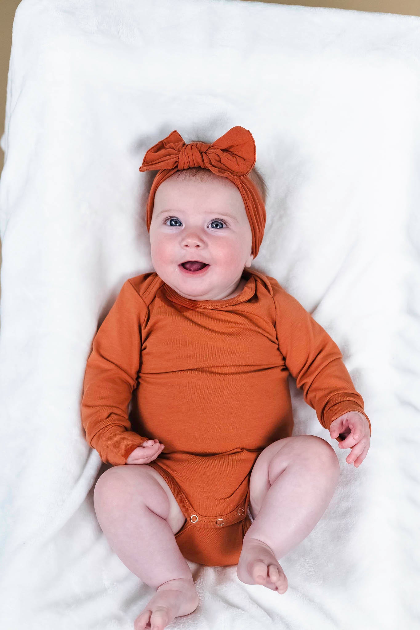 Clay Cozy Me Onesie (Baby Girl)