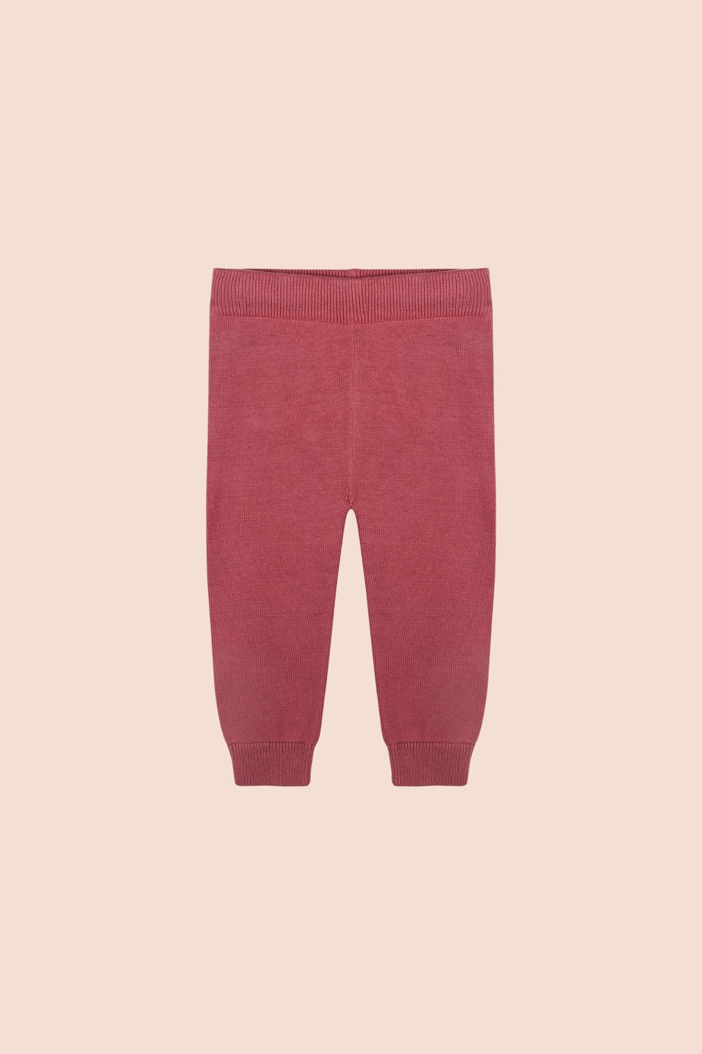 Berry Knit Leggings (Baby Girl)