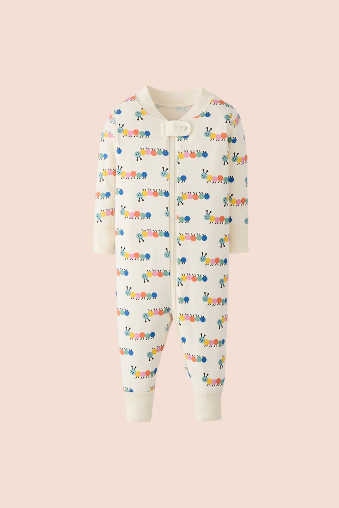 Colorful Caterpillar 2-Way Zip Sleeper (Baby Girl)