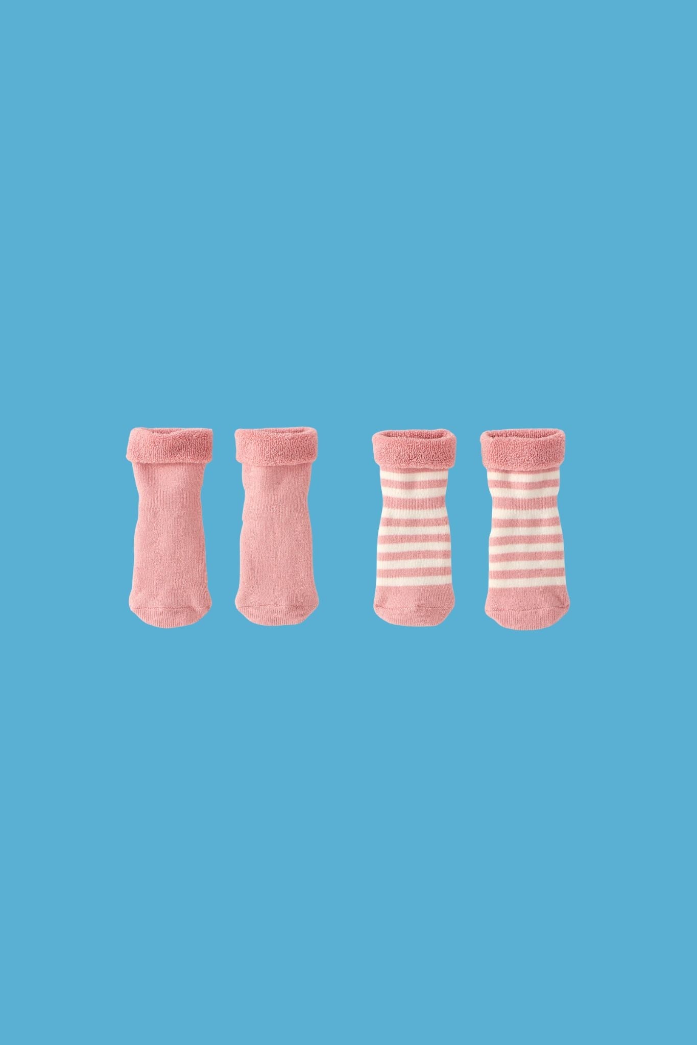 Blush Pink 2-Pack Socks (Baby Girl)