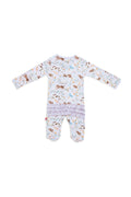 Best Fur-End Modal Magnetic Footie (Baby Girl)