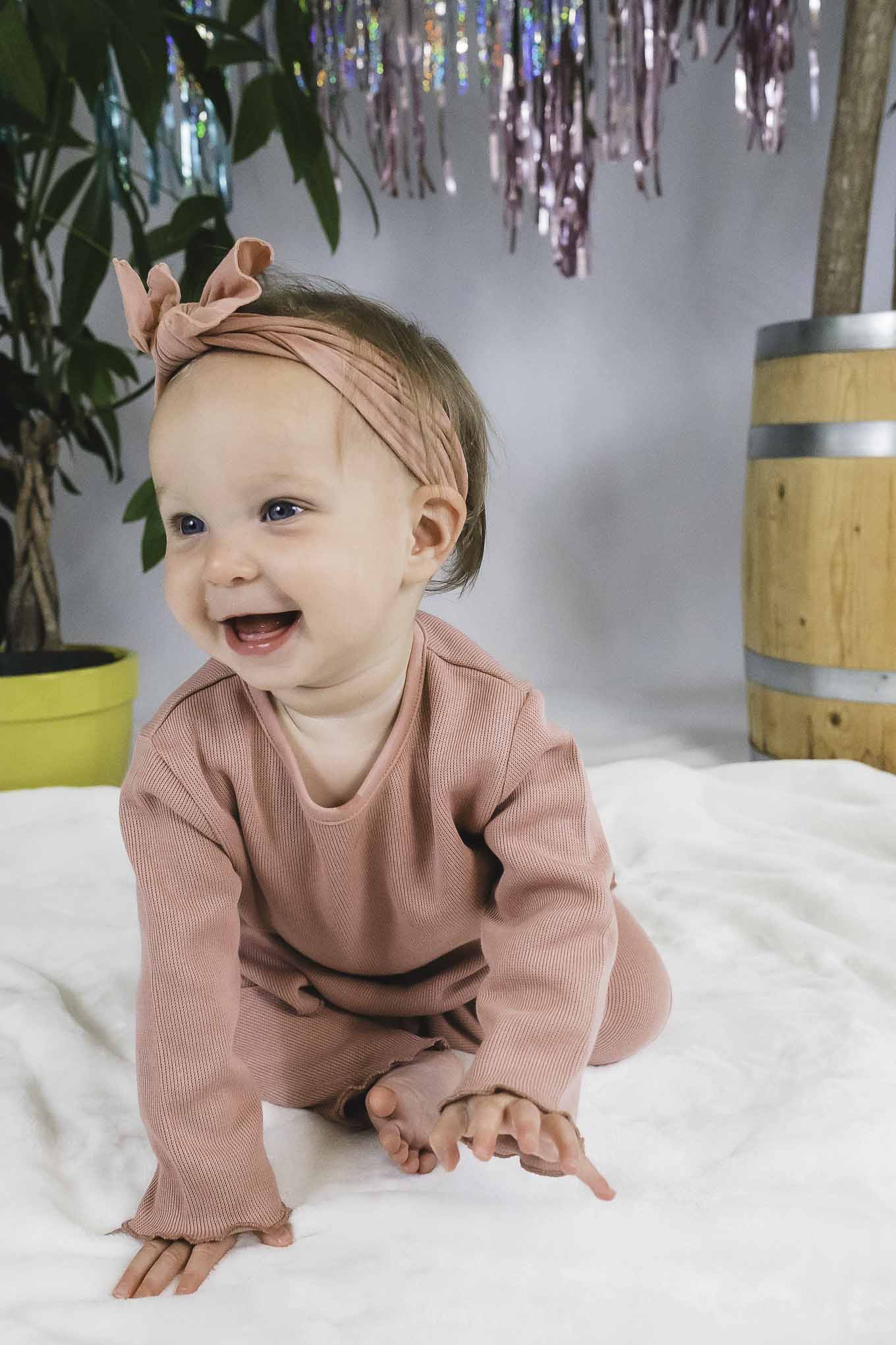 Rosas Ruffled Long Sleeve Shirt (Baby Girl)