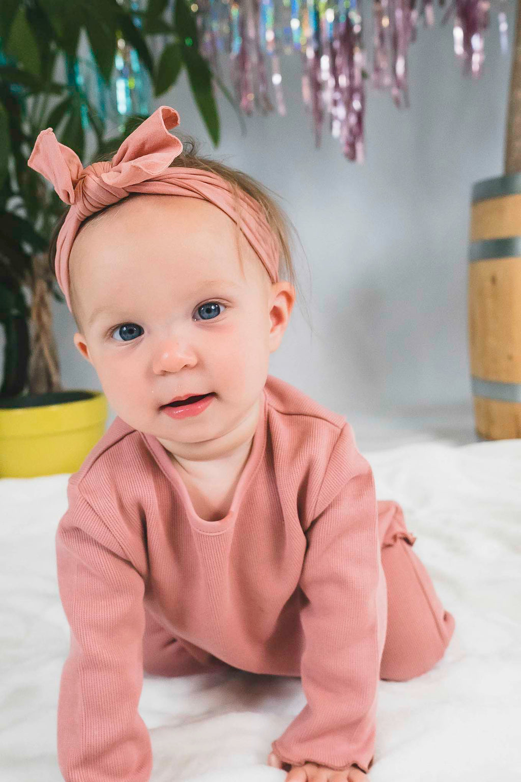 Rosas Ruffled Long Sleeve Shirt (Baby Girl)