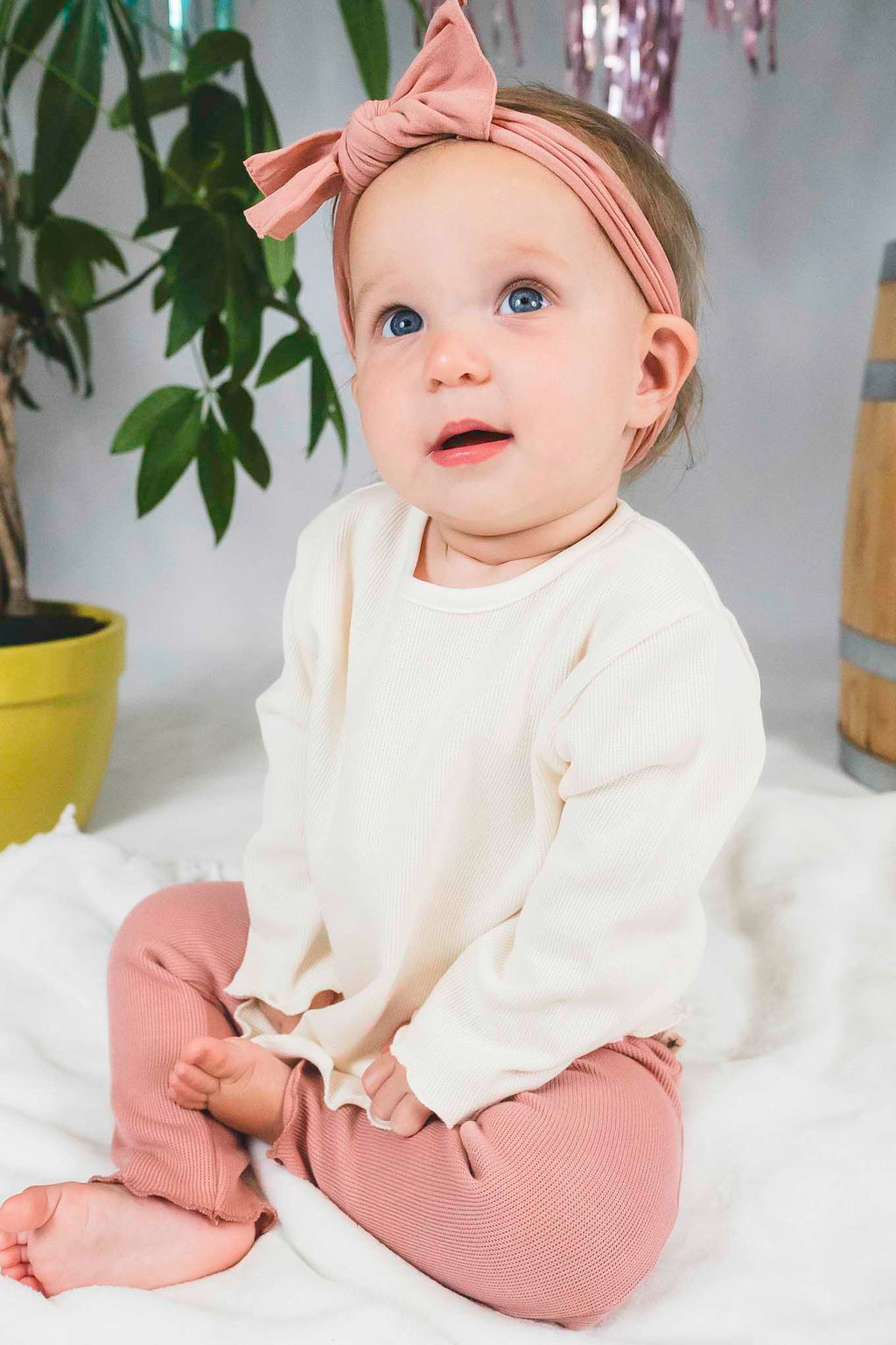 Perla Ruffled Long Sleeve Shirt (Baby Girl)