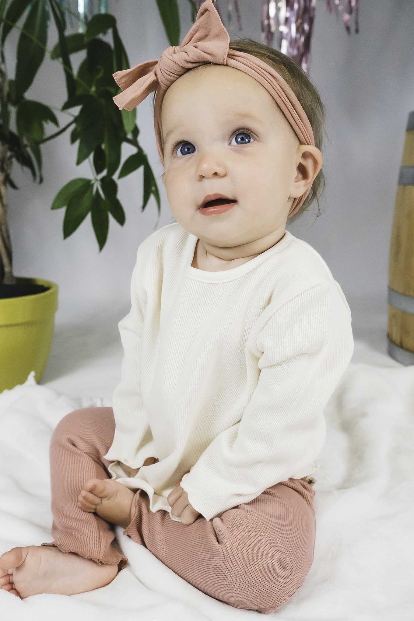 Perla Ruffled Long Sleeve Shirt (Baby Girl)