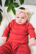 Derby Rib Pink Collared Shirt (Baby Girl)