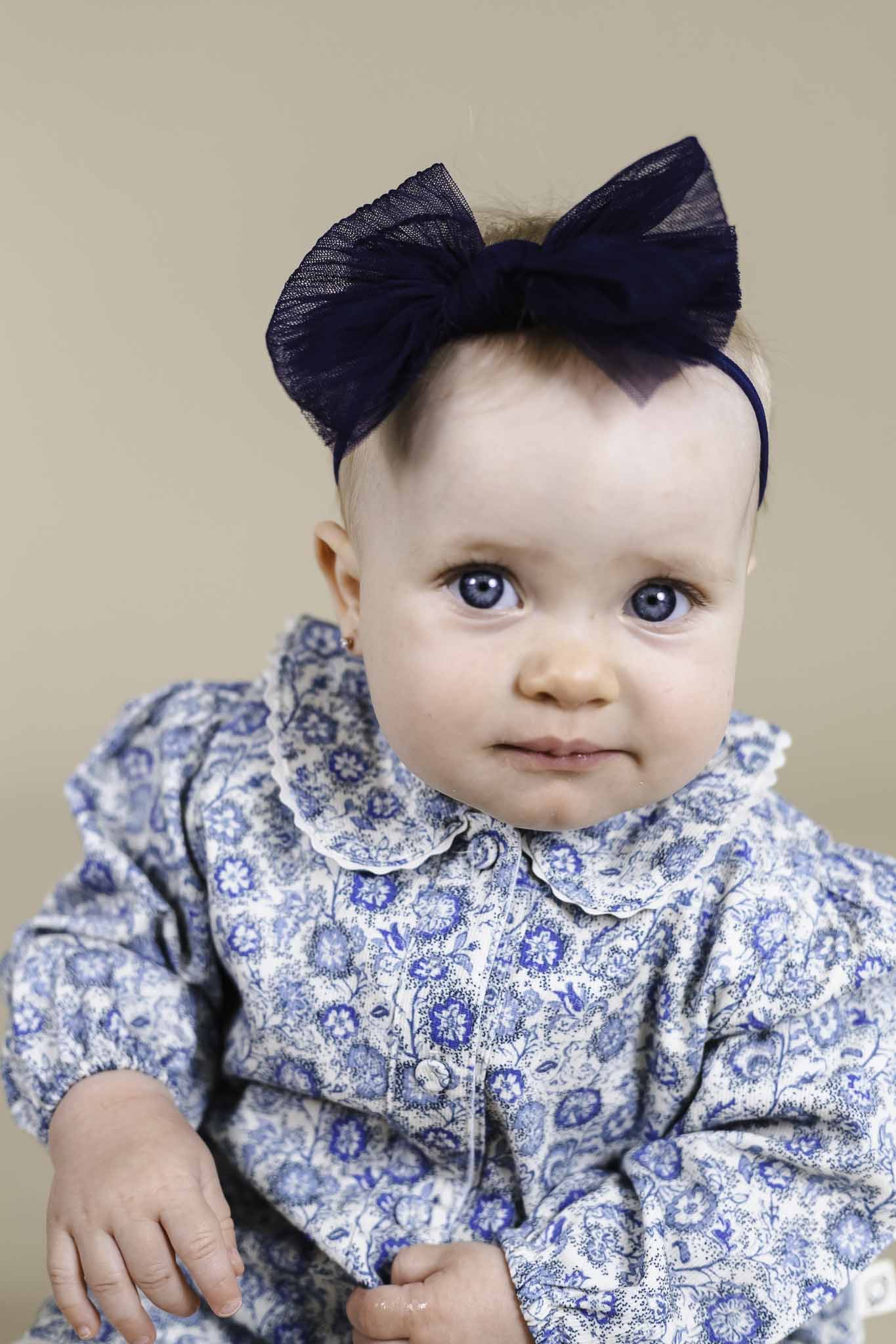 Ecru Floral Corduroy Dress (Baby Girl)