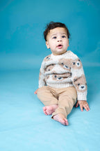 Ecru Huxbear Knit Jumper (Baby Unisex)