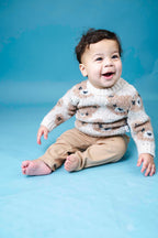Ecru Huxbear Knit Jumper (Baby Unisex)