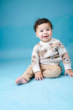 Ecru Huxbear Knit Jumper (Baby Unisex)