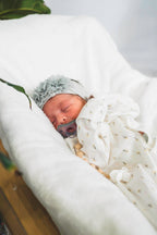 Floral Pointelle Magnetic Footie (Baby Girl)