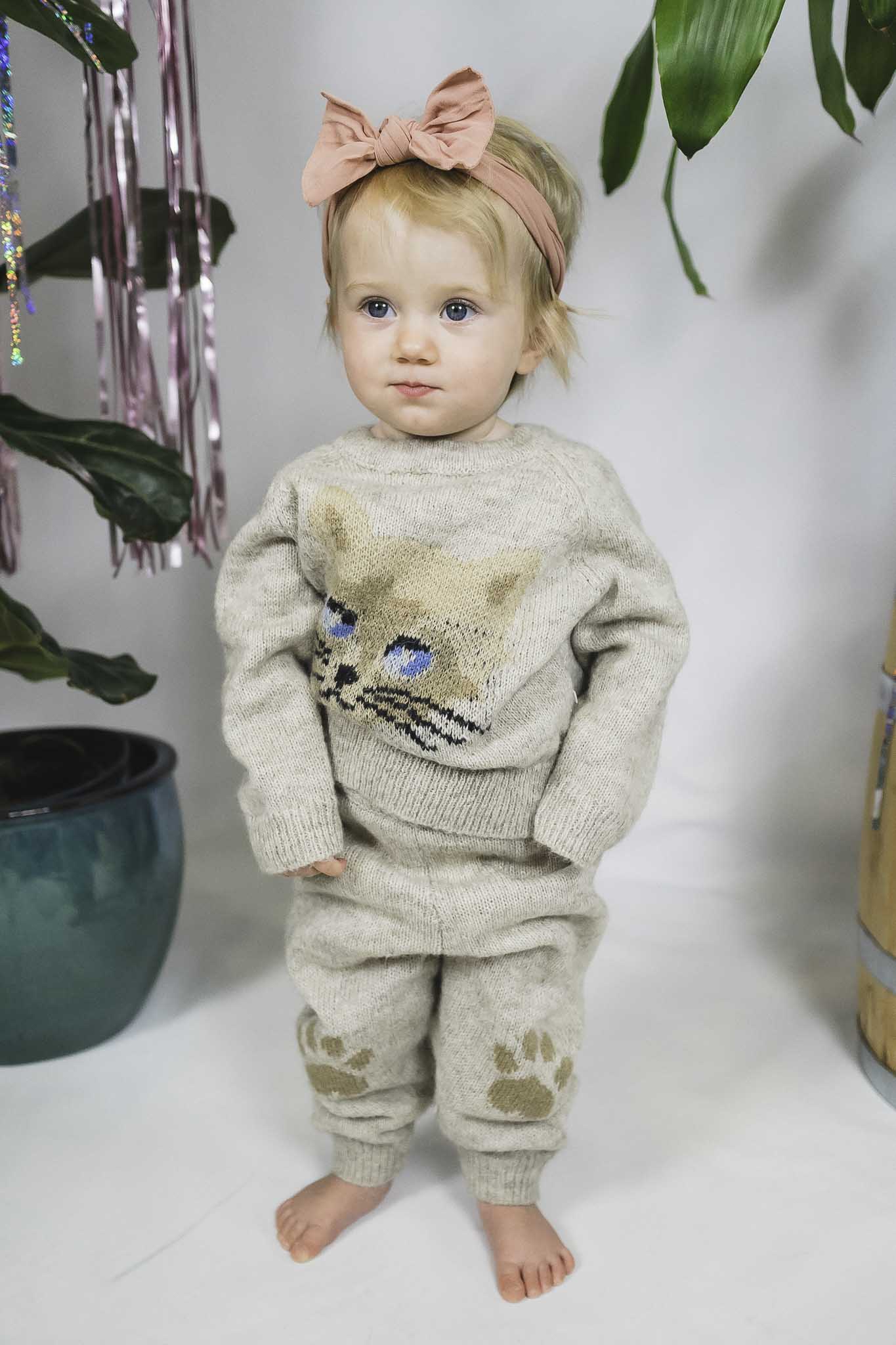 Gilby Kitten Knit Jumper (Baby Girl)