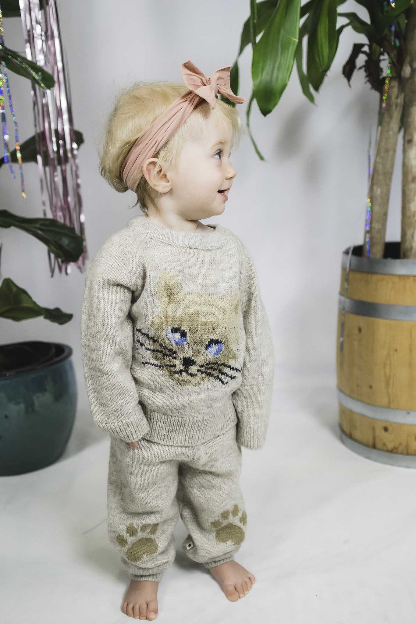 Gilby Kitten Knit Jumper (Baby Girl)