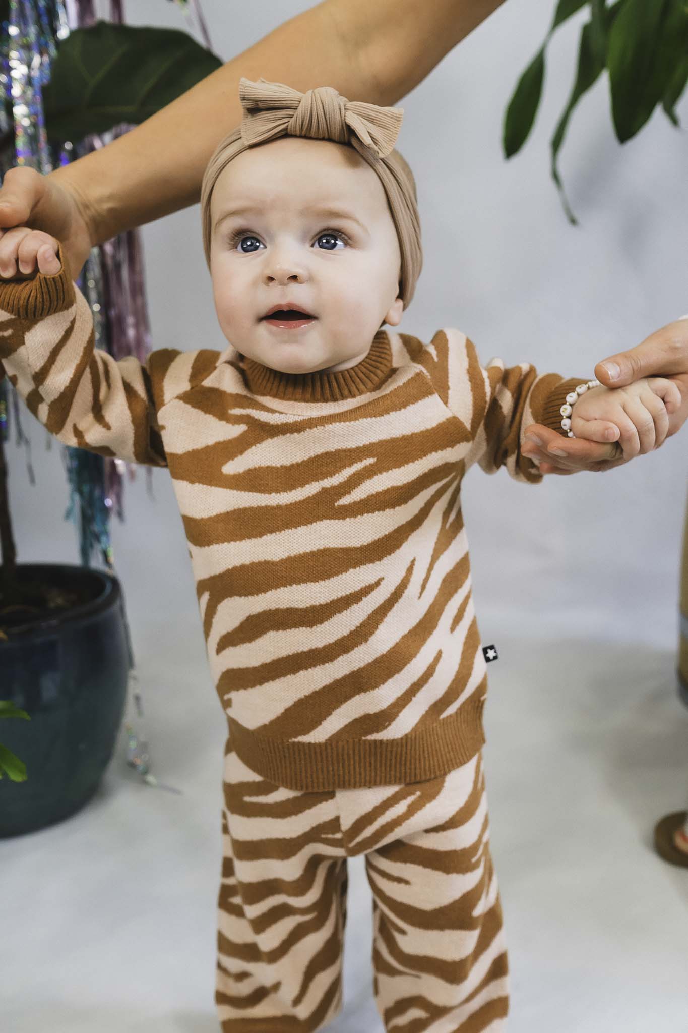 Gilby Zebra Knit Jumper (Baby Girl)