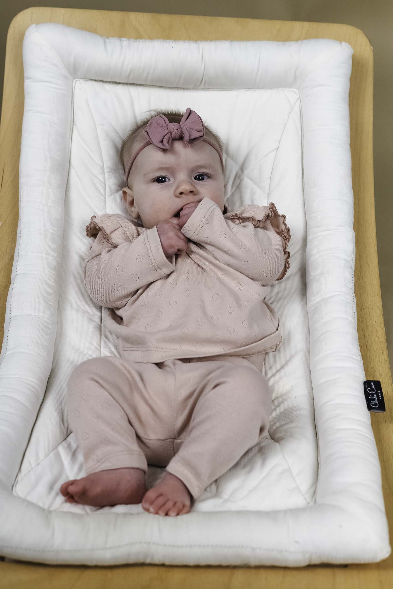 Jacquard Pretty in Bows Ruffled Top (Baby Girl)