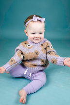 Orchid Huxbear Knit Jumper (Baby Girl)