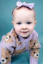 Orchid Huxbear Knit Jumper (Baby Girl)