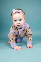 Orchid Huxbear Knit Jumper (Baby Girl)