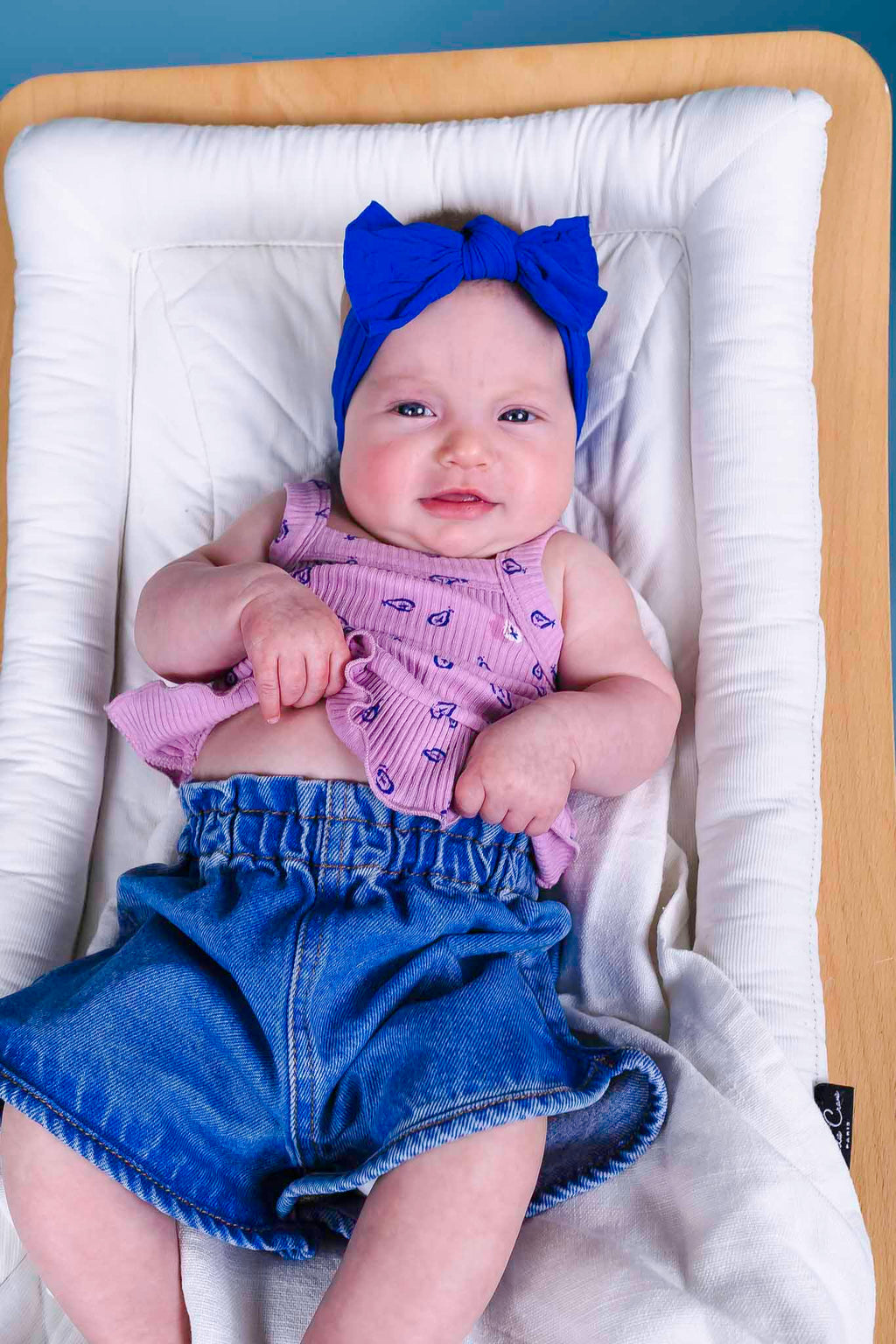 Printed Rib Peplum Top (Baby Girl)