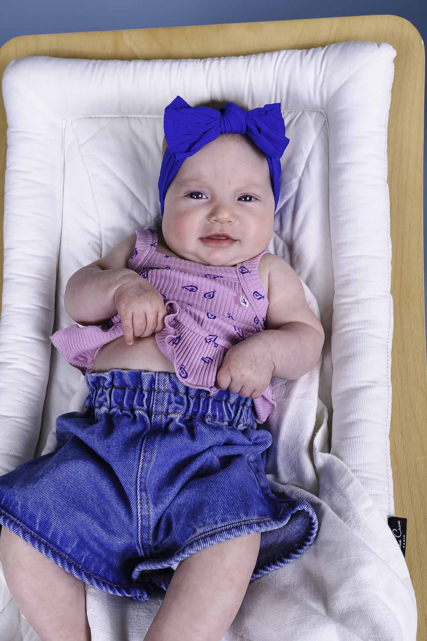 Printed Rib Peplum Top (Baby Girl)