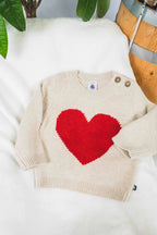 Red Heart Graphic Sweater (Baby Girl)
