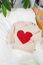 Red Heart Graphic Sweater (Baby Girl)