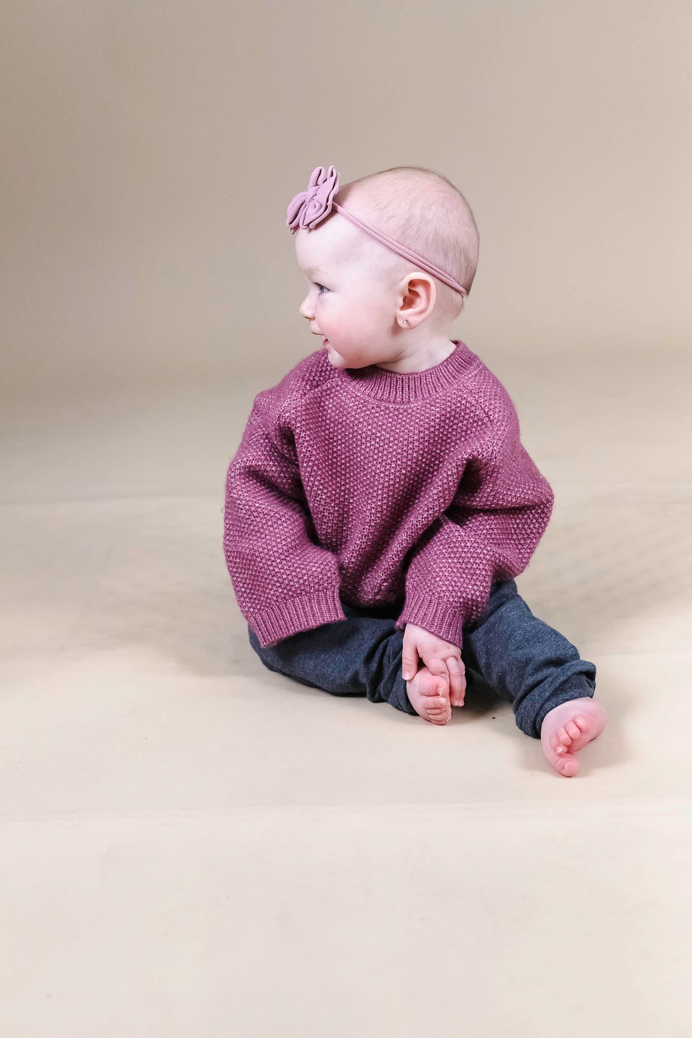Rose Flower Sweater (Baby Girl)