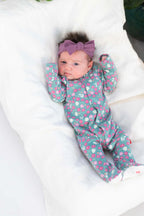 Wren Organic Magnetic Footie (Baby Girl)